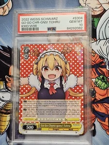 Tohru E004 PSA 10 Cracked Ice Holo Go Go Choro Gons! Miss Kobayashi Dragon Maid - Bild 1 von 2