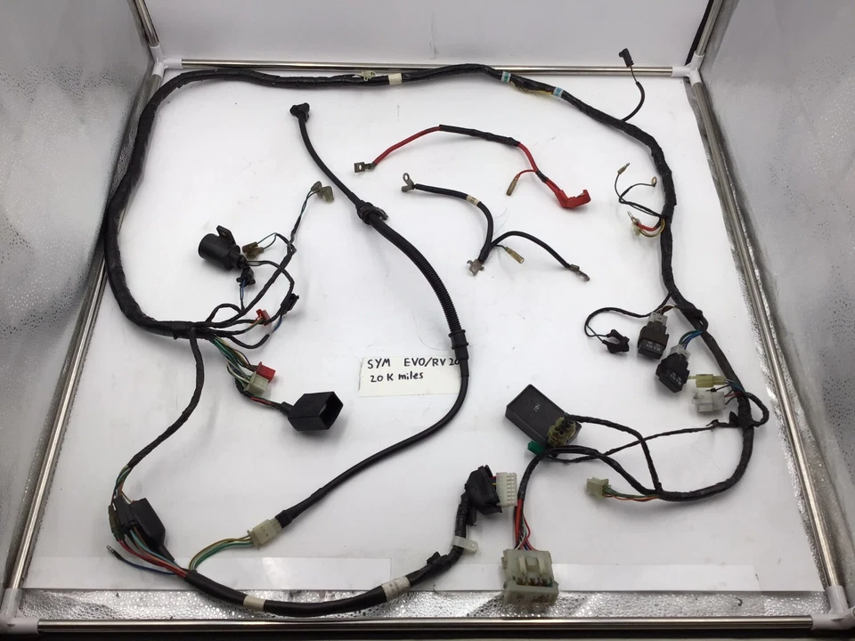 OEM SYM EVO RV200 - Complete Wiring Harness Uncut CDI Included - Изображение 1 из 4