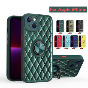 For iPhone 13 12 Pro Max 11 XS XR 7 8 Diamond Ring Stand Shockproof Case Cover