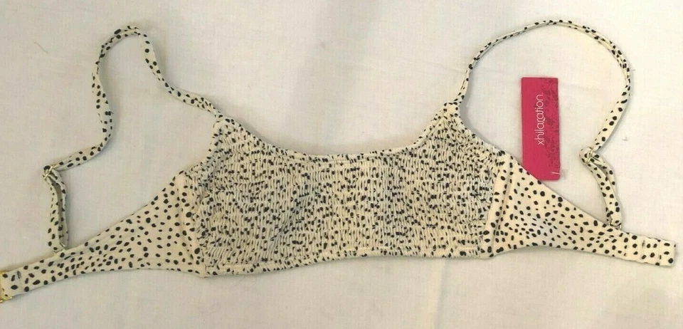 Biquíni Xhilaration Júnior Pequeno Bralette Apenas Bege Novo com Etiquetas - Imagem 1 de 4