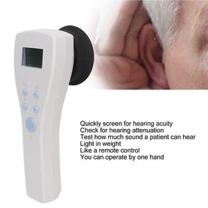 Portable Audiometer Audiometric Hearing Screening Machine Air Conduction - Picture 1 of 22