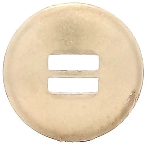 Slotted Concho 70/30 Brass Smooth 1-1/2" 1350-06 - Picture 1 of 1