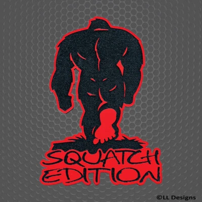 Insignia/Emblema Personalizado "Edición Squatch" para Jeep, Wrangler, Chevy, Ford Bigfoot Foto 1 de 2