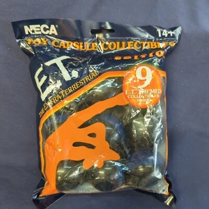 NECA 2022 TOY CAPSULE COLLECTION E.T. EXTRA-TERRESTRAIL EDITION BAG OF 9 SG - Picture 1 of 6