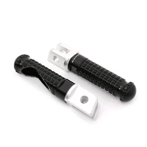 Black CNC MPRO Front Foot Pegs For Aprilia Shiver 750 07-10 11 12 13 14 15 16 17 - Foto 1 di 7