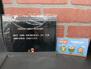 Nes Super Mario Bros Door Sign: Final Screens  + Super Mario Bros. Pin Set 👀  - Picture 1 of 10