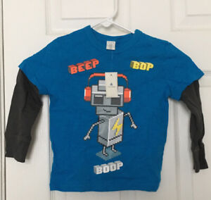 NEW Baby Gap Boys 2T Shirt Robot Top