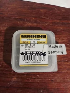 10 Guhring Kleinstbohrer No 301-0,150 Micro Precision, Type N, Stub,HSS-E-PM - Picture 1 of 1