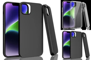 Für iPhone 14 / iPhone 14 Plus weiche leichte dünne TPU-Hülle + Hebelwerkzeug - Bild 1 von 6