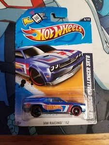 Hot Wheels '08 Dodge Challenger SRT8 2012 #175/247 Racing 5/10 New on Card - Picture 1 of 2