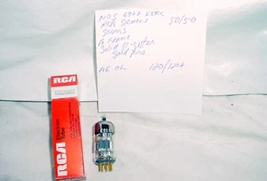 NOS Siemens Amperex RCA 6922 E88CC Tube 6DJ8 Gold Pins A Frame Tested A6 OL - Picture 1 of 9