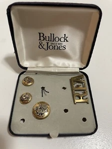 WW2 British Navy Issue RFA Royal Field Artillery Buttons Hat Pin Holder - Picture 1 of 6