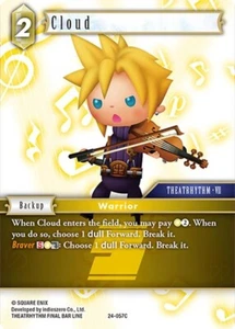 Cloud Foil - 24-057C NM - Final Fantasy - Picture 1 of 1