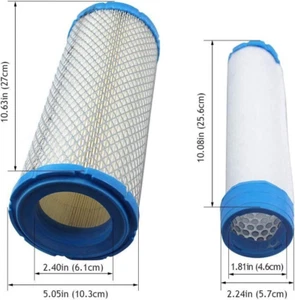Filtro de aire 2508301-S e interior 2508304-S para Kawasaki 11013-7020 11013-7019 - Imagen 1 de 6
