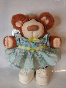 Vintage Furskins Plush Bear JUNIE MAE by Xavier Roberts 15" 1985 - Picture 1 of 11