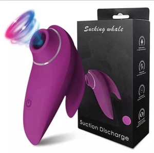 Air Pulsing Arouser Waterproof Vibes Rechargeable Womens Sucking Whale A14 - Picture 1 of 11