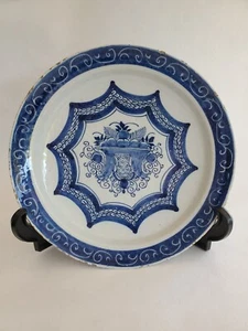 1 Assiette en Faïence de Delft - XVIIIème siècle - Imagen 1 de 10