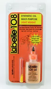 Labelle 108 Synthetic Light Weight Multi-purpose Oil FOR Z / N / OO / HO Locos - Picture 1 of 1