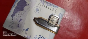 RARE OLMA WORKING  BROOCH WATCH - MONEY HOLDER - VINTAGE - Picture 1 of 5