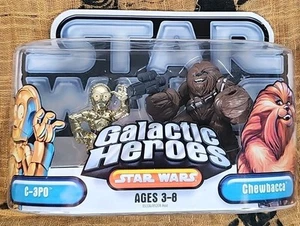Star Wars Galactic Heroes Episodio IV Chewbacca y C3PO Nuevo en Embalaje - Imagen 1 de 3