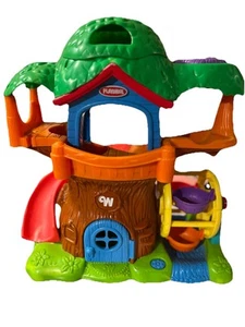 Juego musical vintage 2004 Playskool Weeble Wobble Treehouse probado y funcionando - Imagen 1 de 6