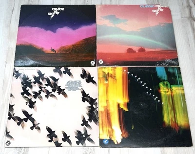 Lot 4 CRACK THE SKY Vinyl LP Records Classic Live Sky Safety In Numbers Lifesong - Image 1 of 4
