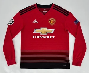 Manchester United Trikot Jugend XL Rot Adidas Home UEFA Futbol Soccer Shirt Retro - Bild 1 von 20