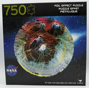 NASA Kiluchevskoi Volcano 750 Piece Jigsaw Cardinal 27” X 20” Foil Effect New - Picture 1 of 8