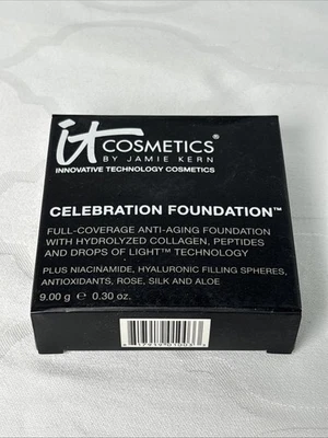 It Cosmetics Celebration Foundation Jamie Kern Medium Beige (.30 oz) New In Box - Image 1 of 4