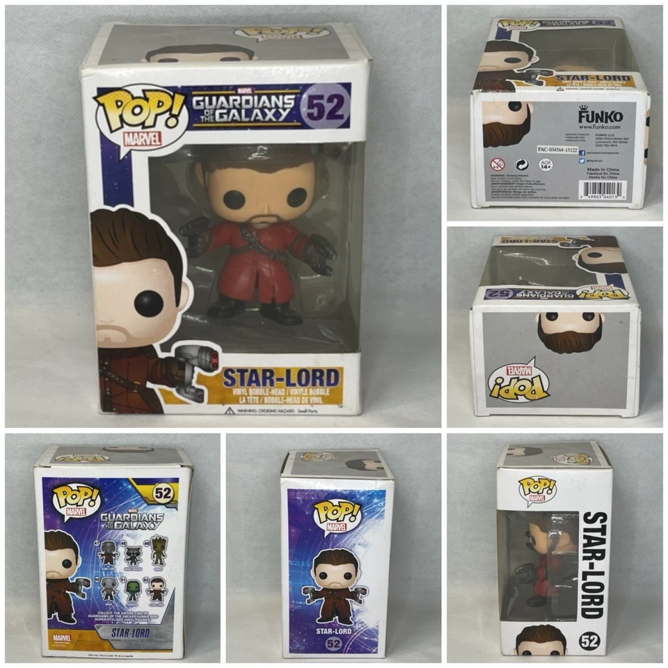 Star-Lord 52 Marvel: Guardians of the Galaxy. Funko Pop Vinyl - image 1 of 1