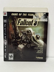 Fallout 3 Game of the Year Edition PlayStation 3 PS3 Complete in Box w/ Slip - Picture 1 of 7