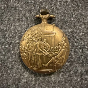 Vintage Sears Bi Centennial Pocket Watch Great Britain Industries. Preowned - Picture 1 of 4