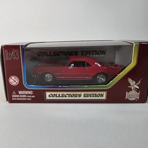 Road Legends 1967 Chevrolet Camaro Z-28 Red 1:18 Die Cast - Picture 1 of 6