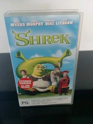 Shrek: Extended Ending VHS 2001  Eddie Murphy - Image 1 of 4