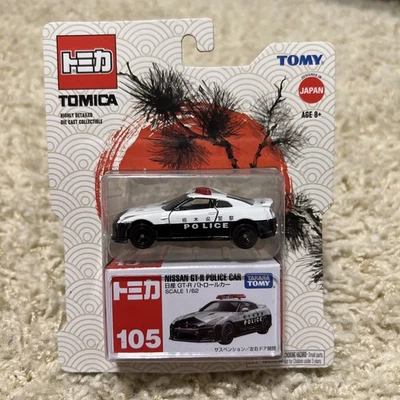 Полицейский автомобиль Tomy Tomica Nissan GT-R Япония - Изображение 1 из 4