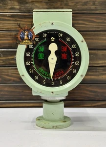 Old Vintage Tokyo Keiki Rudder – Marine Electric Receiver Ship Navigation Meter - Picture 1 of 13