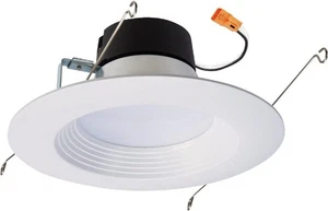 6x HALO 6” Retrofit LED Recessed Lights 3000K Baffle White Trim Ceiling Downligh - Picture 1 of 10