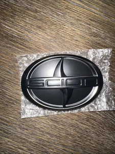 New Scion Satin / Black Grille Emblem 7530121010 OEM - Picture 1 of 2