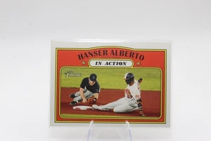 2021 Topps Heritage - In Action Hanser Alberto #128 - Picture 1 of 2