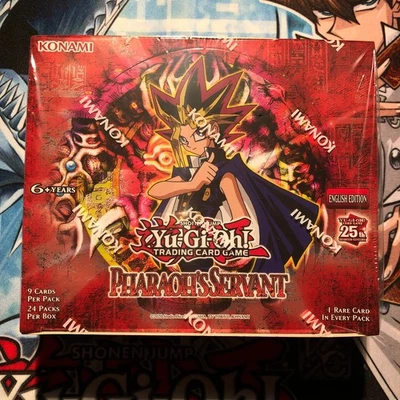 YuGiOh Pharaoh's Servant Booster Box - 24 paquetes - Nuevo - ¡Konami sellado de fábrica! Foto 1 de 4