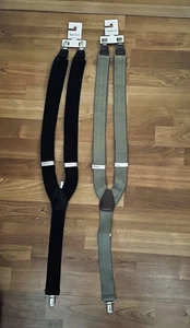 Perry Ellis Portfolio Herren Hosenträger schwarz und khaki verstellbar 2er Set Neu - Bild 1 von 10