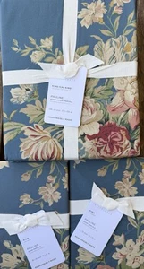 Pottery Barn Pauline Floral Printed King Duvet & 2 King Shams - Picture 1 of 2