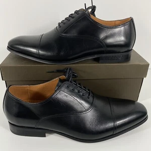 Florsheim Corbetta Cap Oxfords Black Leather Mens 11 3E WWW 14180-001 - Picture 1 of 11