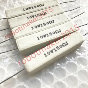 5 piezas/lote de 10 W resistencia de cemento enrollado cerámica horizontal 0,1 ohmios -100 kohm - Imagen 1 de 3