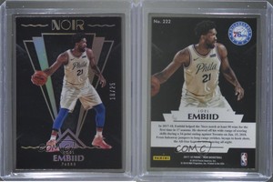 2017-18 Panini Noir Metal Frame Alternate /25 Joel Embiid #222