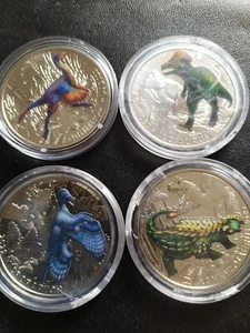 4 x 3 Euro superdinosaurier in Kapsel - Bild 1 von 1