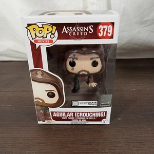 Funko POP! Movies #379 Assassin's Creed Aguilar (Crouching) Loot Crate EXCLUSIVE - Picture 1 of 7