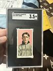 1910 Jerry Red Downs T206 Sgc 3.5 P 350 Minneapolis Armed Robber Cubs Tigers Dod