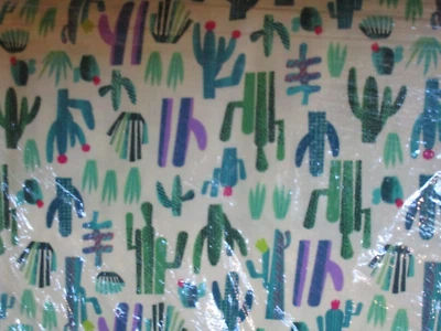 Хлопчатобумажная ткань Michael Miller 1 ярд зеленый пустынный кактус светло-желтый - Изображение 1 из 4