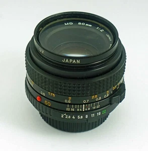 Minolta MD 50 F2 with Minolta MD Mount - Picture 1 of 5